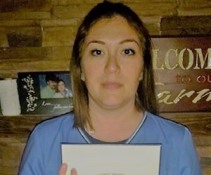 Picture of Marissa Ceniceros whom WFS South Plains assisted in getting hired after a layoff