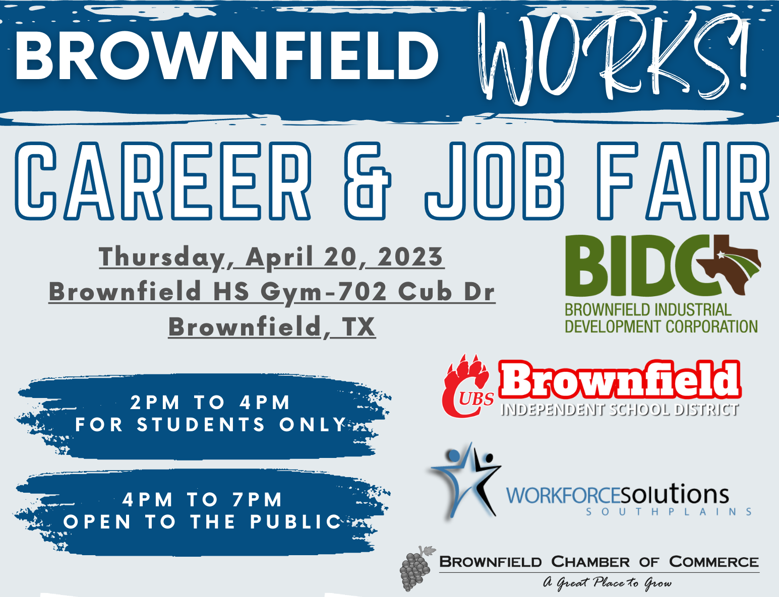 Brownfield Works Career & Job Fair Workforce Solutions South Plains